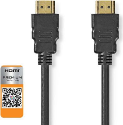 Adaptateur HDMI NEDIS Câble Hdmi 2m Haute Vitesse Premium Ave