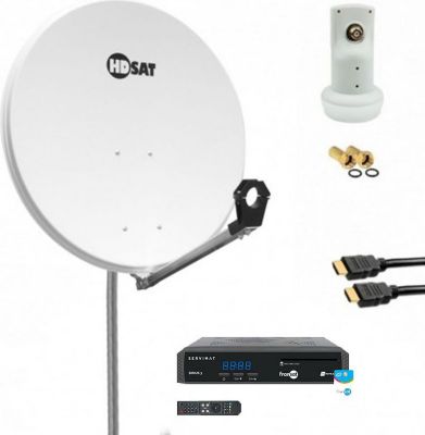 Antenne parabolique de 80 cm pour la réception TV par satellite