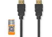 Adaptateur HDMI NEDIS NEDIS Câble HDMI 0.5M Haute Vitesse Prem