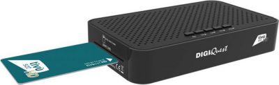 Décodeur satellite DIGIQUEST Q10 Récepteur Labellisé Tivusat Hd Cart