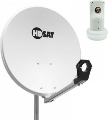 Antenne parabolique HDSAT Pack Hdsat Parabole Satellite Acier 65cm