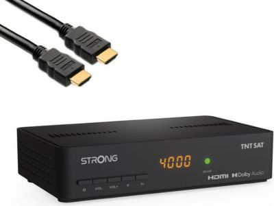 Décodeur satellite STRONG Pack  Srt 7408 Décodeur Satellite Astra
