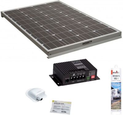 Panneau solaire ANTARION Pack   120w Camping-car + Régulateur Sol