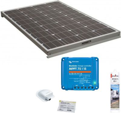 Panneau solaire ANTARION Pack   120w Camping-car + Régulateur Sol