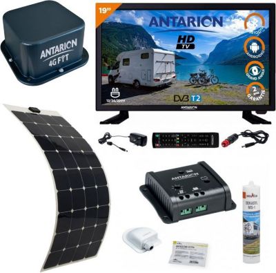 Antenne extérieure ANTARION Pack  Antenne 4g Wi-fi + Tv Led 19" 48cm