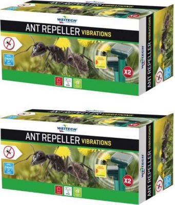 Anti insectes WEITECH Pack  2x Répulsif à Fourmis à Ultrasons Anti insectes WEITECH Pack  2x Répulsif à Fourmis à Ultrasons