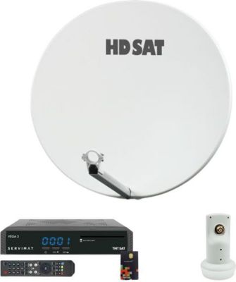 Antenne parabolique HDSAT Pack Hdsat Parabole Satellite Fibre Comp