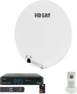 Antenne parabolique HDSAT Pack Hdsat Parabole Satellite Fibre Comp Antenne parabolique HDSAT Pack Hdsat Parabole Satellite Fibre Comp