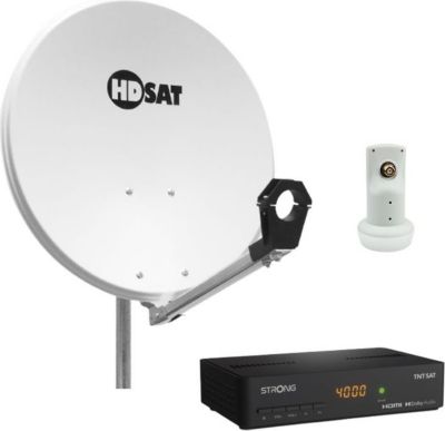 Antenne parabolique HDSAT Pack Hdsat Parabole Satellite Acier 60cm Antenne parabolique HDSAT Pack Hdsat Parabole Satellite Acier 60cm