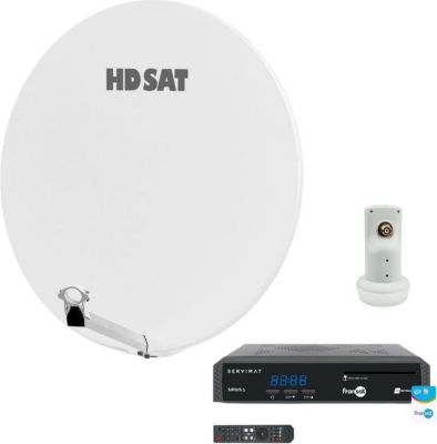 Antenne parabolique HDSAT Pack Hdsat Parabole Satellite Fibre Comp