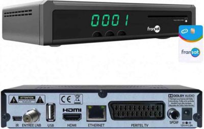 Décodeur satellite HDSAT Fransat Décodeur Tnt Satellite Hd + Cart
