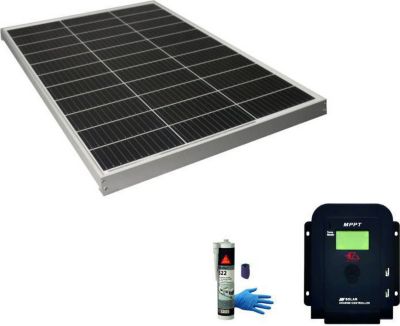 Panneau solaire EZA Pack Eza  130w Monocristallin + Régulate
