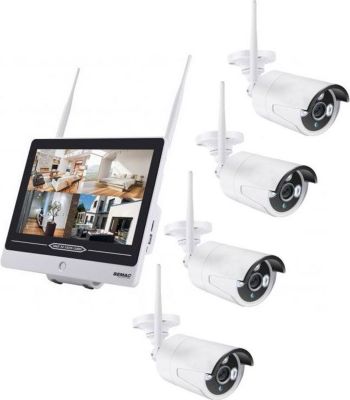 SEMAC Pack  2x Caméras Pro Vidéo Surveillance