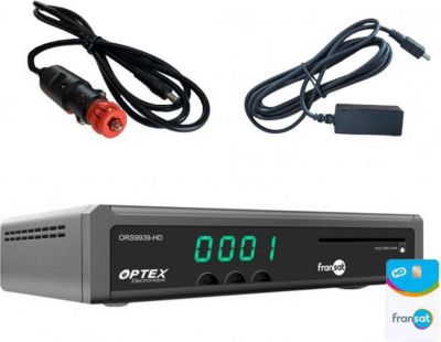 Décodeur satellite OPTEX Pack  Récepteur Tv Satellite Hd Enregist