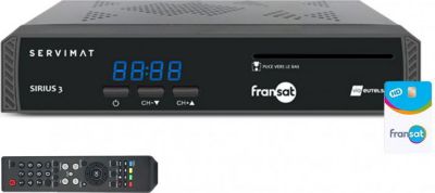 Décodeur satellite SERVIMAT Sirius 3 Récepteur Tv Satellite Hd + Ca