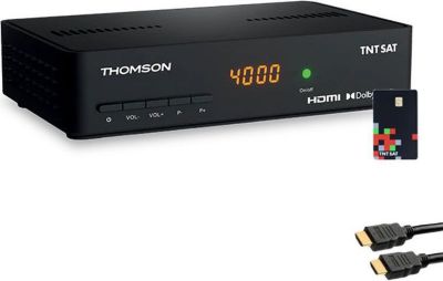 Décodeur satellite THOMSON Pack  Récepteur Tv Satellite Full Hd + C
