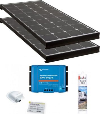 Panneau solaire ANTARION Pack  Black Booster 2x Panneaux Solaires