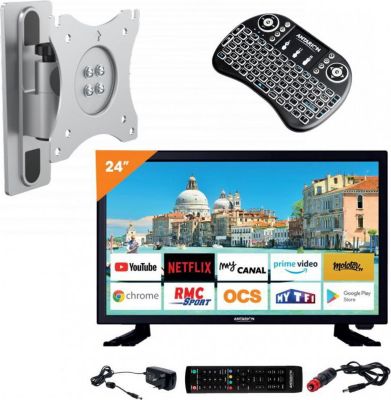TV LED ANTARION Pack  Tv Led 24" 60cm Téléviseur Smart C