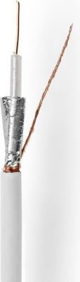 Câble Coaxial NEDIS Câble Coaxial  Rg59u  100 M  Bobine  Bl Câble Coaxial NEDIS Câble Coaxial  Rg59u  100 M  Bobine  Bl