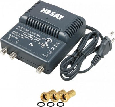 Amplificateur TV HDSAT Hdsat Amplificateur Tnt 2 Sorties Gain 2 Amplificateur TV HDSAT Hdsat Amplificateur Tnt 2 Sorties Gain 2