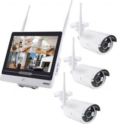 SEMAC Pack  Kit 2x Cameras Pro Vidéo Surveilla