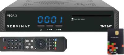 Décodeur satellite SERVIMAT Vega 3 Récepteur Tv Satellite Full Hd +