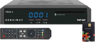 Décodeur satellite SERVIMAT Vega 3 Récepteur Tv Satellite Full Hd +