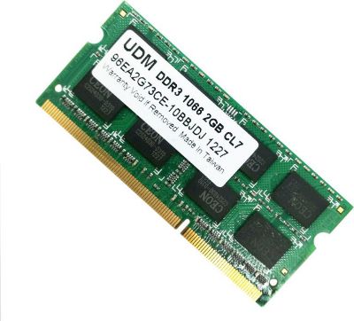 Mémoire vive UDM 2Go DDR3 96ea2g73ce-10bbjdj Reconditionné