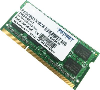 Mémoire vive PATRIOT 2Go DDR3 Reconditionné Mémoire vive PATRIOT 2Go DDR3 Reconditionné