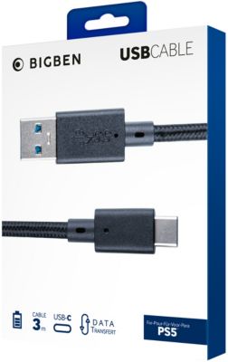Câble de recharge Nacon de charge manette PS5 3m
