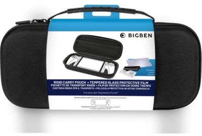 Kit de protection BIGBEN PS PORTAL PACK 1: POUCH + TEMPERED GLASS