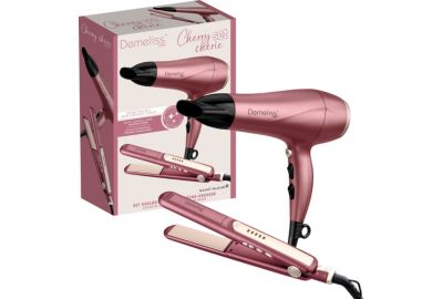 Sèche cheveux DEMELISS Set Cherry Cherie + Seche cheveux