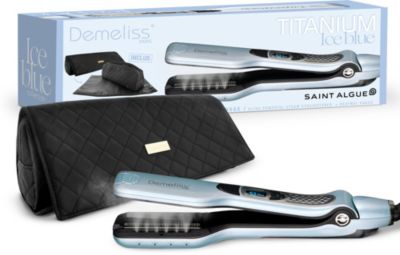 Lisseur vapeur SAINT ALGUE Demeliss coffret TITANIUM - ICED BLUE