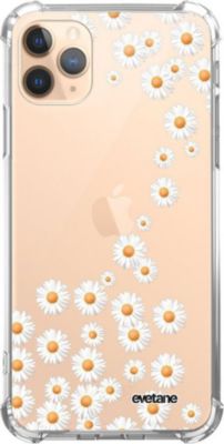 Coque EVETANE Souple iPhone 11 Pro Marguerite
