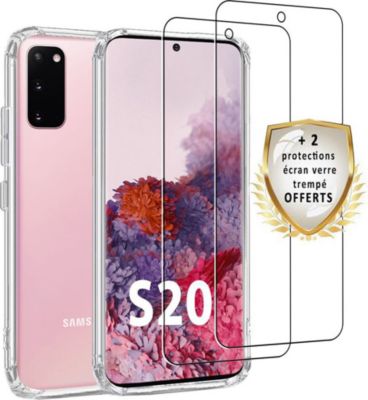 Coque EVETANE Galaxy S20 Plus + 2 Vitres