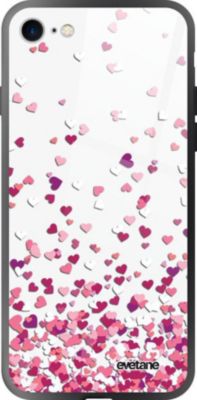 Coque EVETANE Soft Touch iPhone SE Confettis