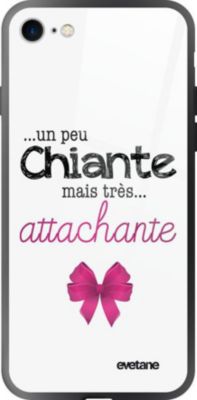 Coque EVETANE Soft Touch iPhone SE Attachante