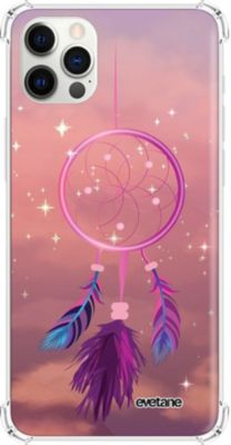 Coque EVETANE Souple iPhone 12/12 Pro Attrape Rêve
