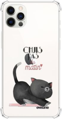 Coque EVETANE Souple iPhone 12/12 Pro Pas Du Matin Coque EVETANE Souple iPhone 12/12 Pro Pas Du Matin