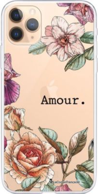 Coque EVETANE 360° iPhone 11 Pro Fleurs Rétro