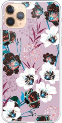 Coque EVETANE 360° iPhone 11 Pro Fleurs Parme Coque EVETANE 360° iPhone 11 Pro Fleurs Parme