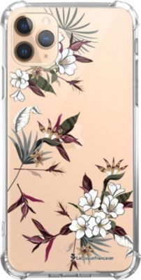 Coque EVETANE Souple iPhone 11 Pro Fleurs Sauvages
