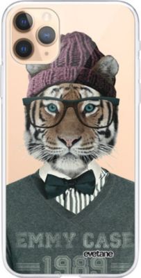 Coque EVETANE 360° iPhone 11 Pro Tigre Fashion