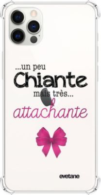 Coque EVETANE Souple iPhone 12/12 Pro Attachante Coque EVETANE Souple iPhone 12/12 Pro Attachante