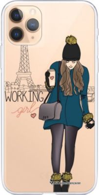Coque EVETANE 360° iPhone 11 Pro Max Working Girl