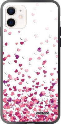 Coque EVETANE Soft Touch iPhone 12 Mini Confettis