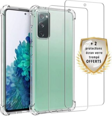 Coque EVETANE Galaxy S20 FE + 2 Vitres Coque EVETANE Galaxy S20 FE + 2 Vitres