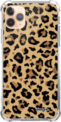 Coque EVETANE Souple iPhone 11 Pro Léopard Beige Coque EVETANE Souple iPhone 11 Pro Léopard Beige