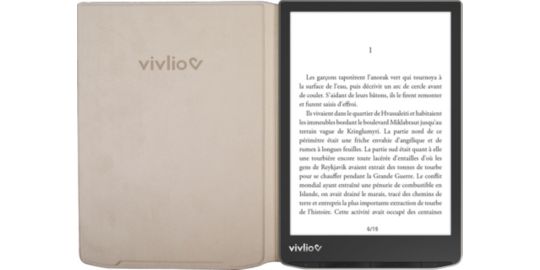 Housse VIVLIO avec clips Inkpad 4 - Noire