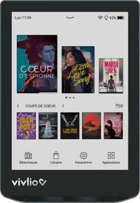 Liseuse eBook VIVLIO LIGHT HD COLOR Bleu acier